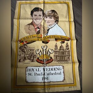 Royal Wedding Linen.